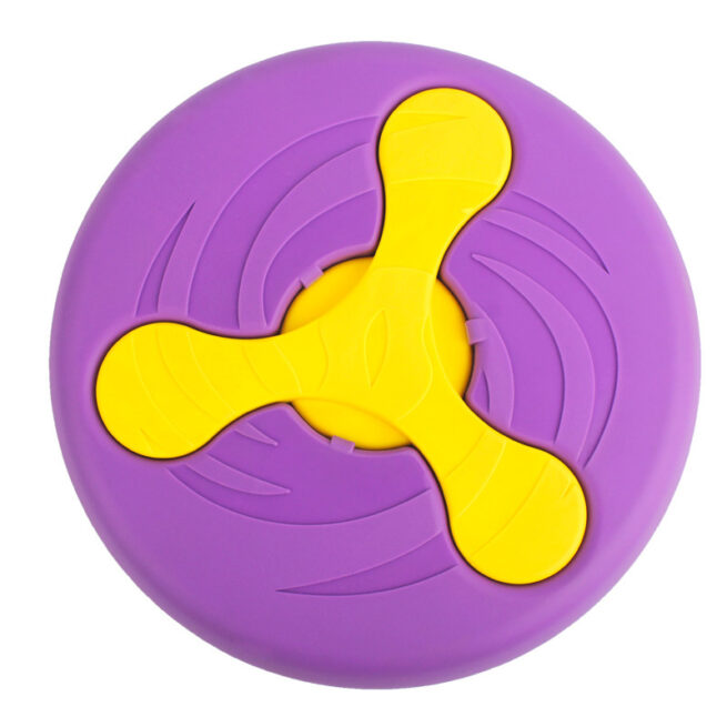 Frisbee morado para perros